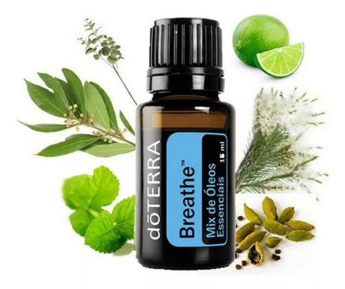 1x Breathe (blend Respiratório) 15ml + 2 Peppermint (15ml) Originais